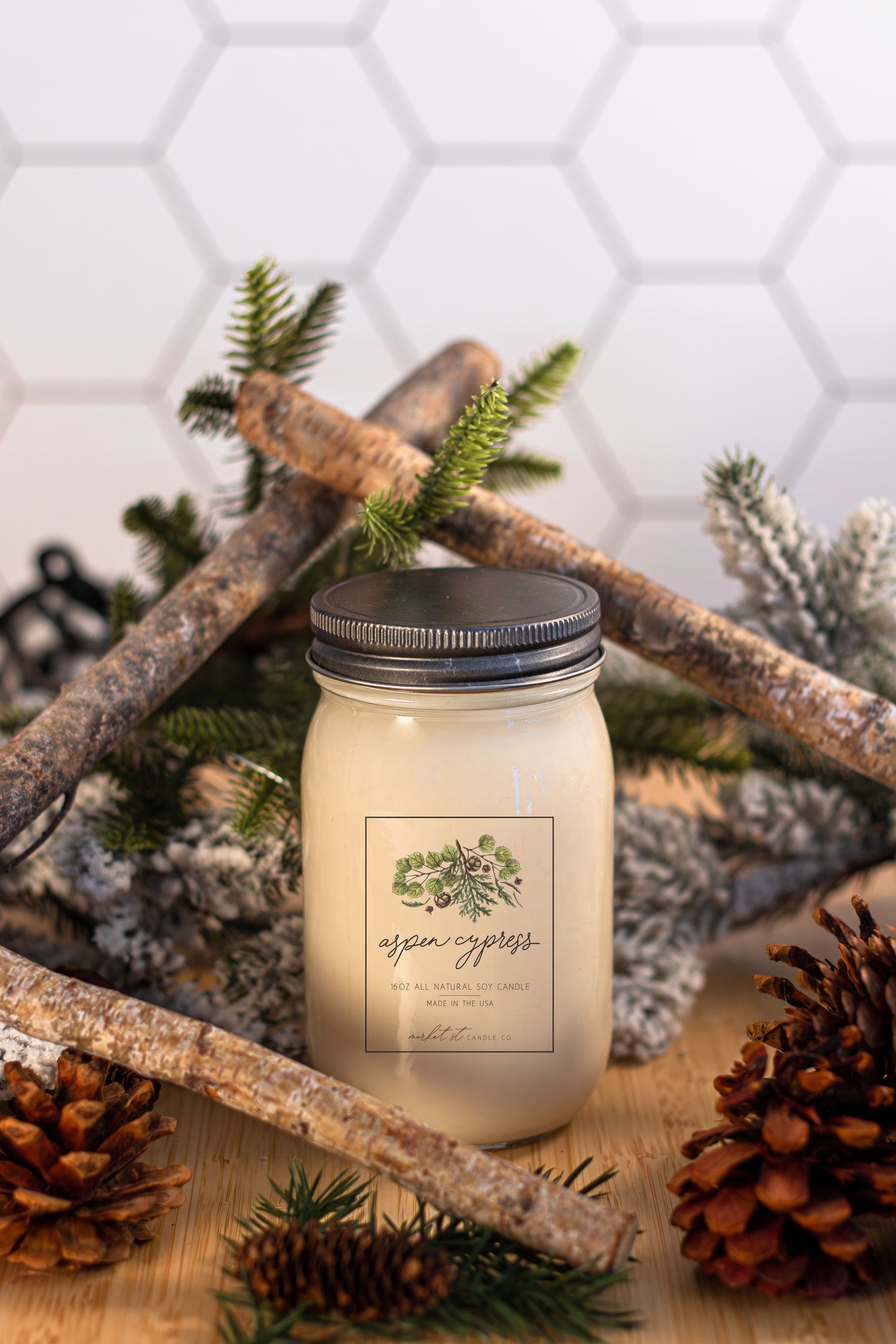Aspen Cypress 16oz Candle