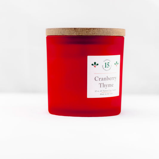 Cranberry Thyme Single Wick