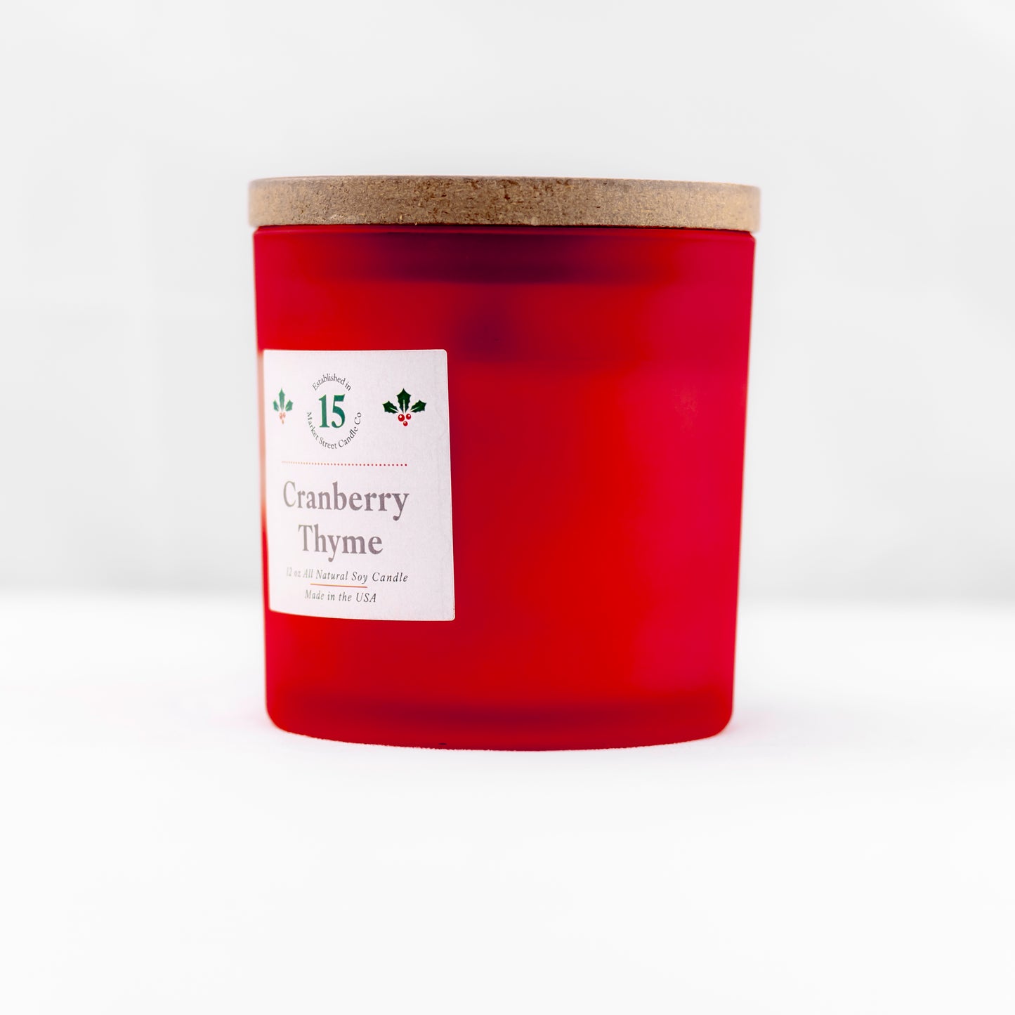 Cranberry Thyme Single Wick