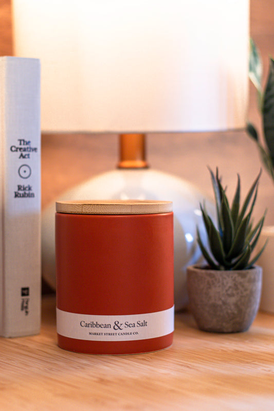 Caribbean & Sea Salt Single Wick Ceramic