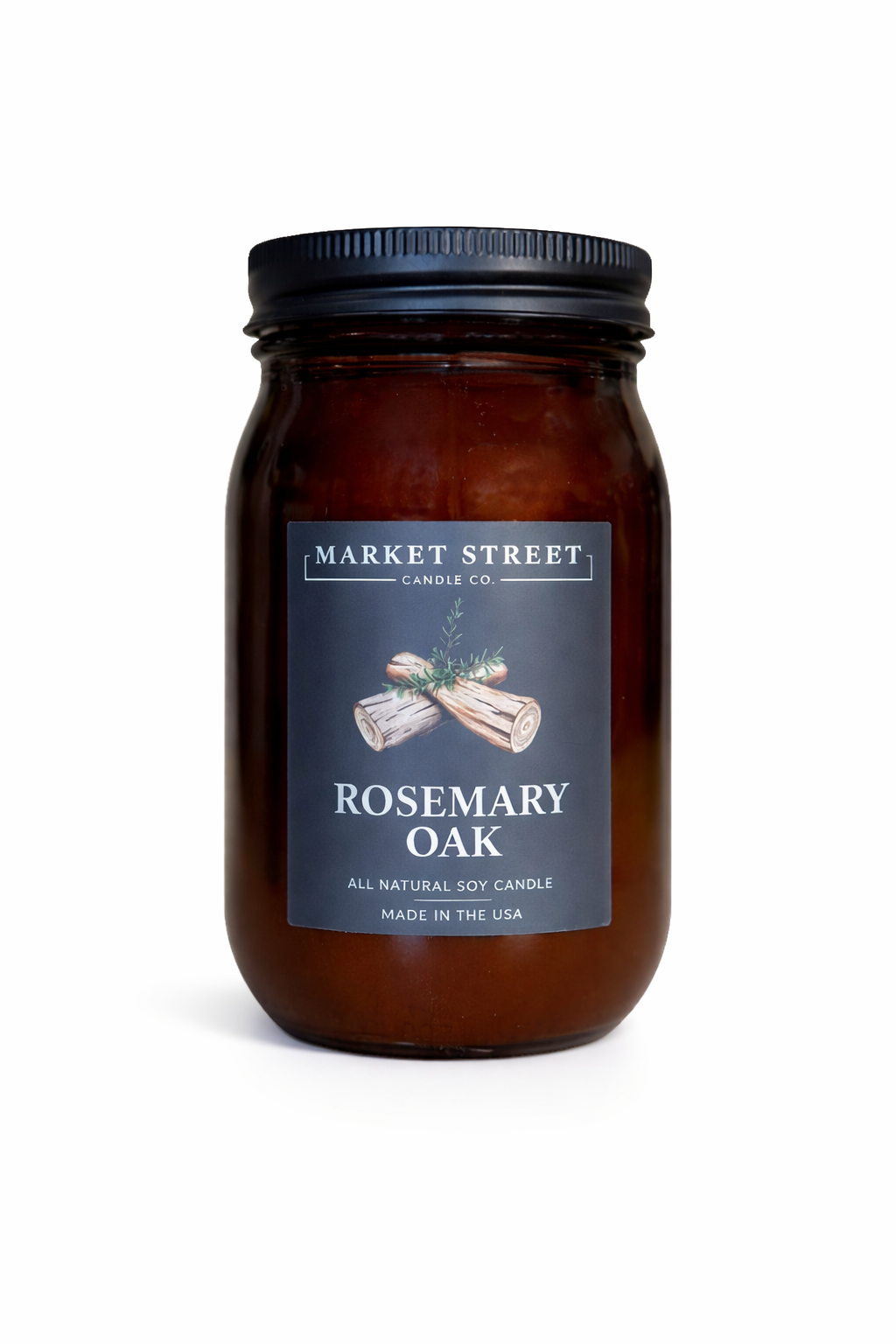 Rosemary Oak Amber Classic Candle
