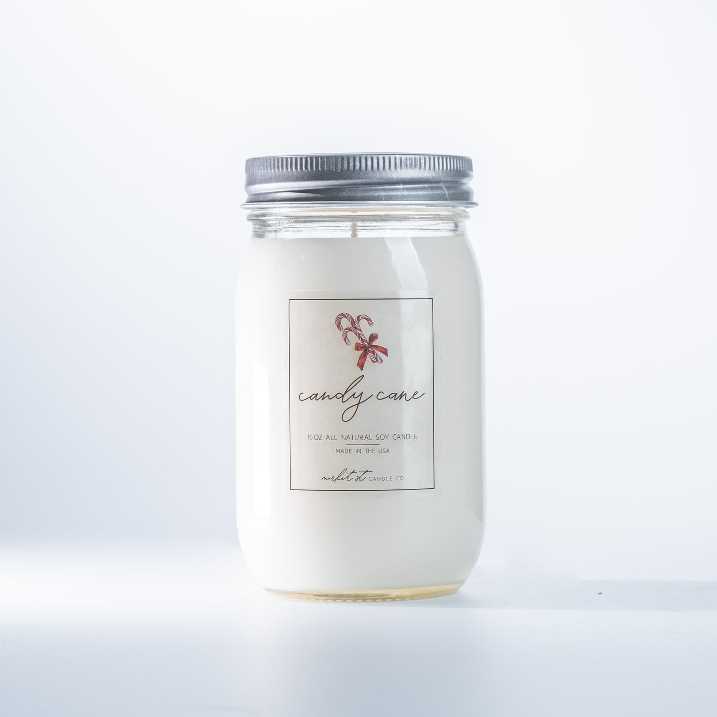 Candy Cane Classic Candle