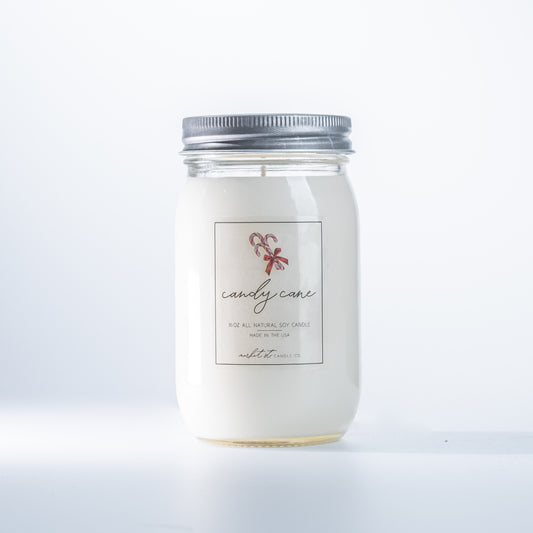 Candy Cane Classic Candle