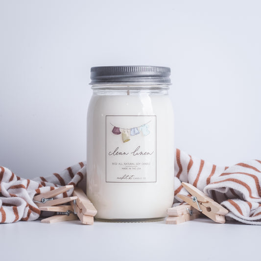 Clean Linen Classic Candle
