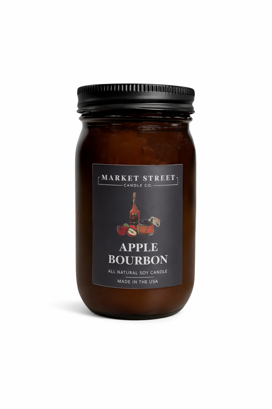 Apple Bourbon Amber Classic Candle