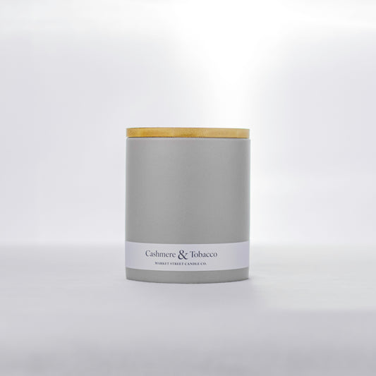 Cashmere & Tabacco 12oz Ceramic Candle