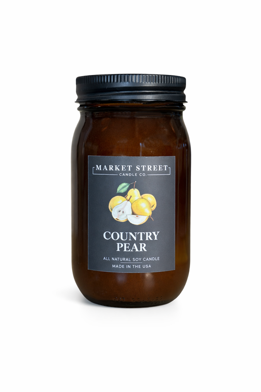 Country Pear Amber Classic Candle