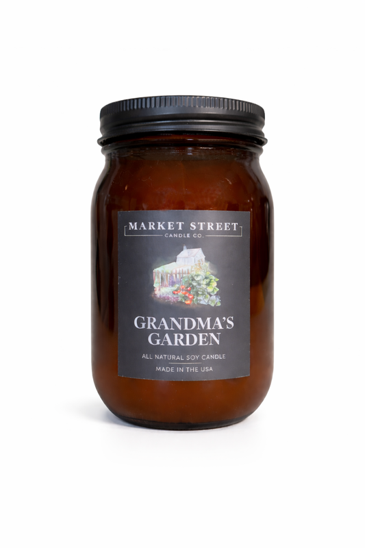 Grandma's Garden Amber Classic Candle