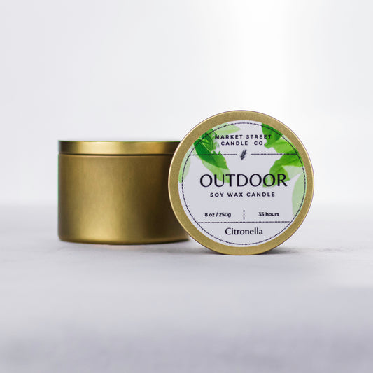 Citronella 8oz Outdoor Tin