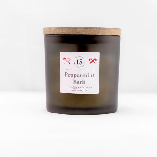 Peppermint Bark Single Wick