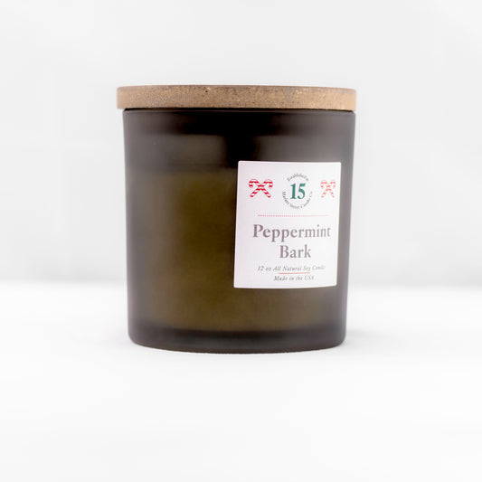Peppermint Bark Single Wick