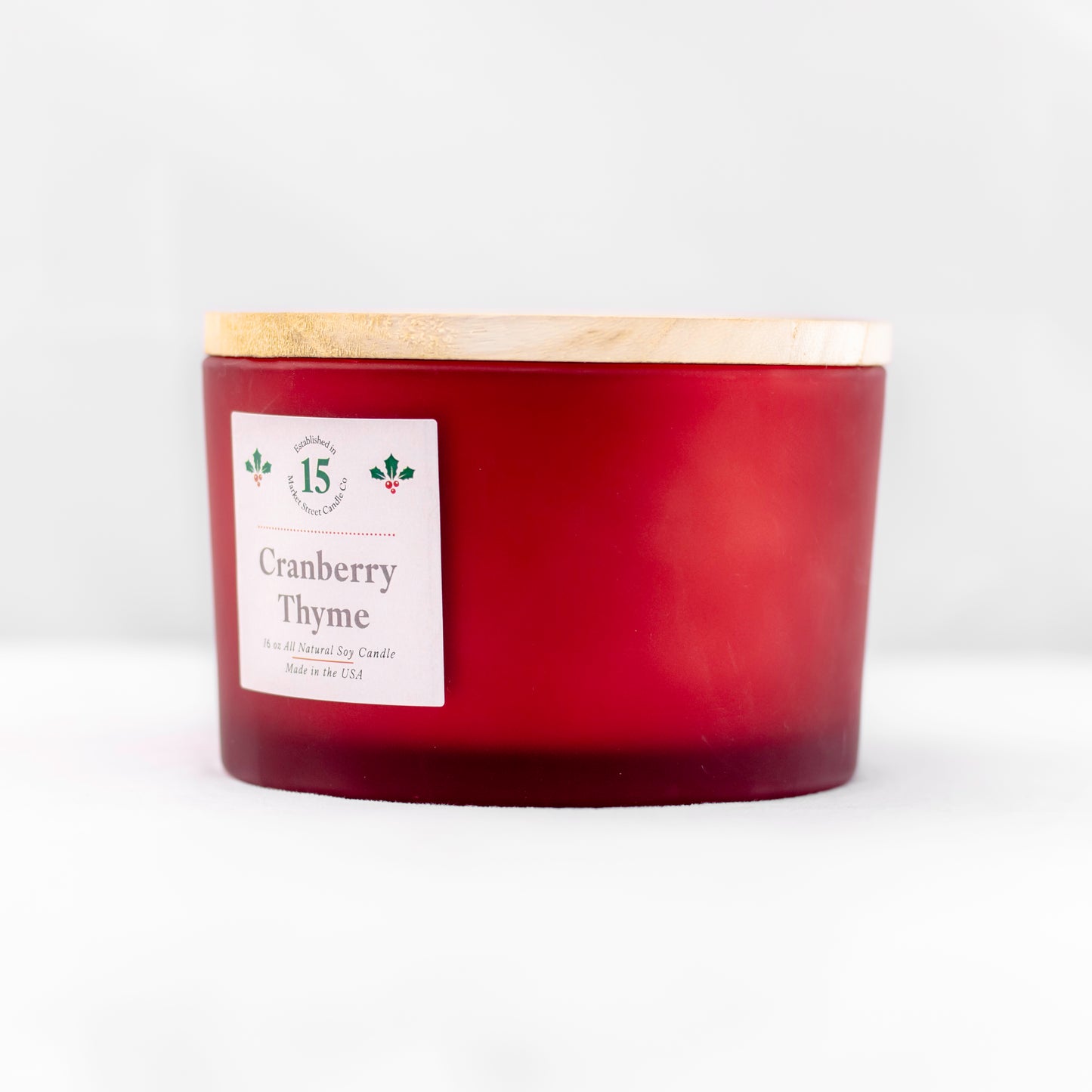 Cranberry Thyme Three Wick