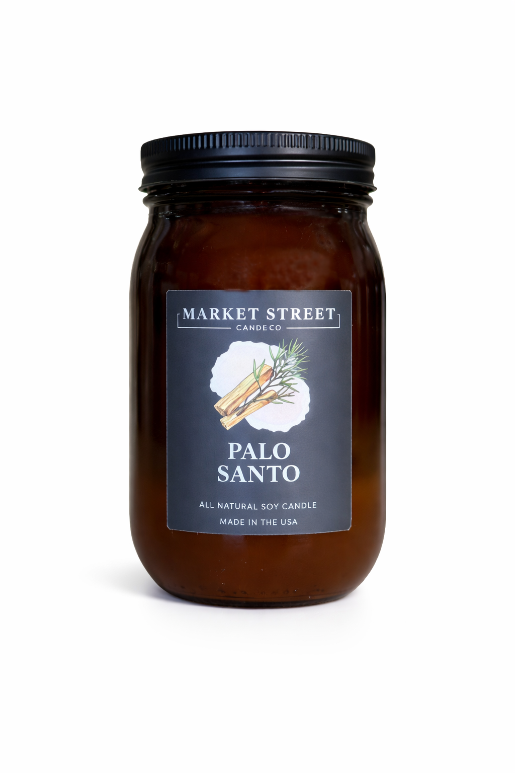 Palo Santo Amber Classic Candle