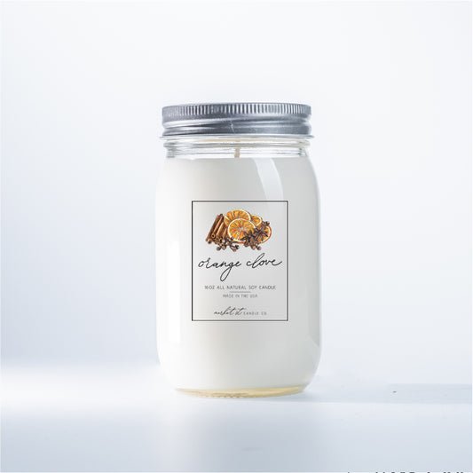 NEW - Orange Clove 16oz Candle